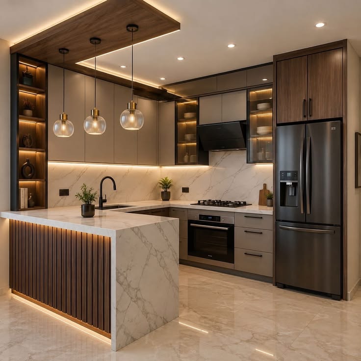 Modern modular kitchen